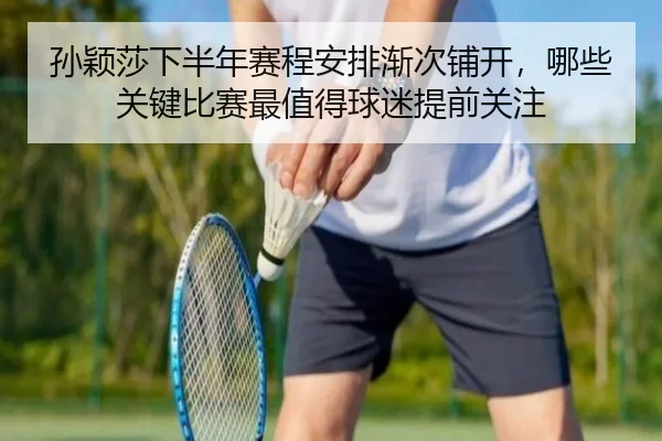 孙颖莎下半年赛程安排渐次铺开，哪些关键比赛最值得球迷提前关注